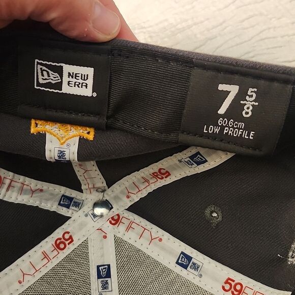 New Era 59FIFTY Pittsburgh Steelers Low Profile Fitted 7 5/8 Hat - NEW - Picture 7 of 8